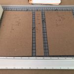 Step 1: Planning and cutting the book board for the spine and covers