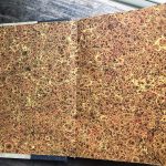 Finished book - Handmade end Papers