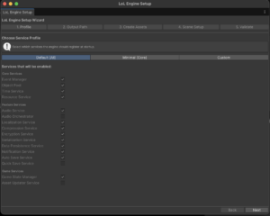 LoLEngine-Setup Wizard - Step 1