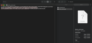 SaveLoad Sample - Saved File