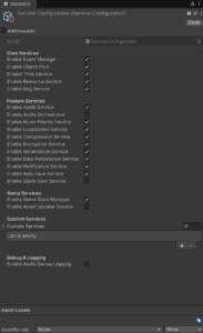 Service Configuration